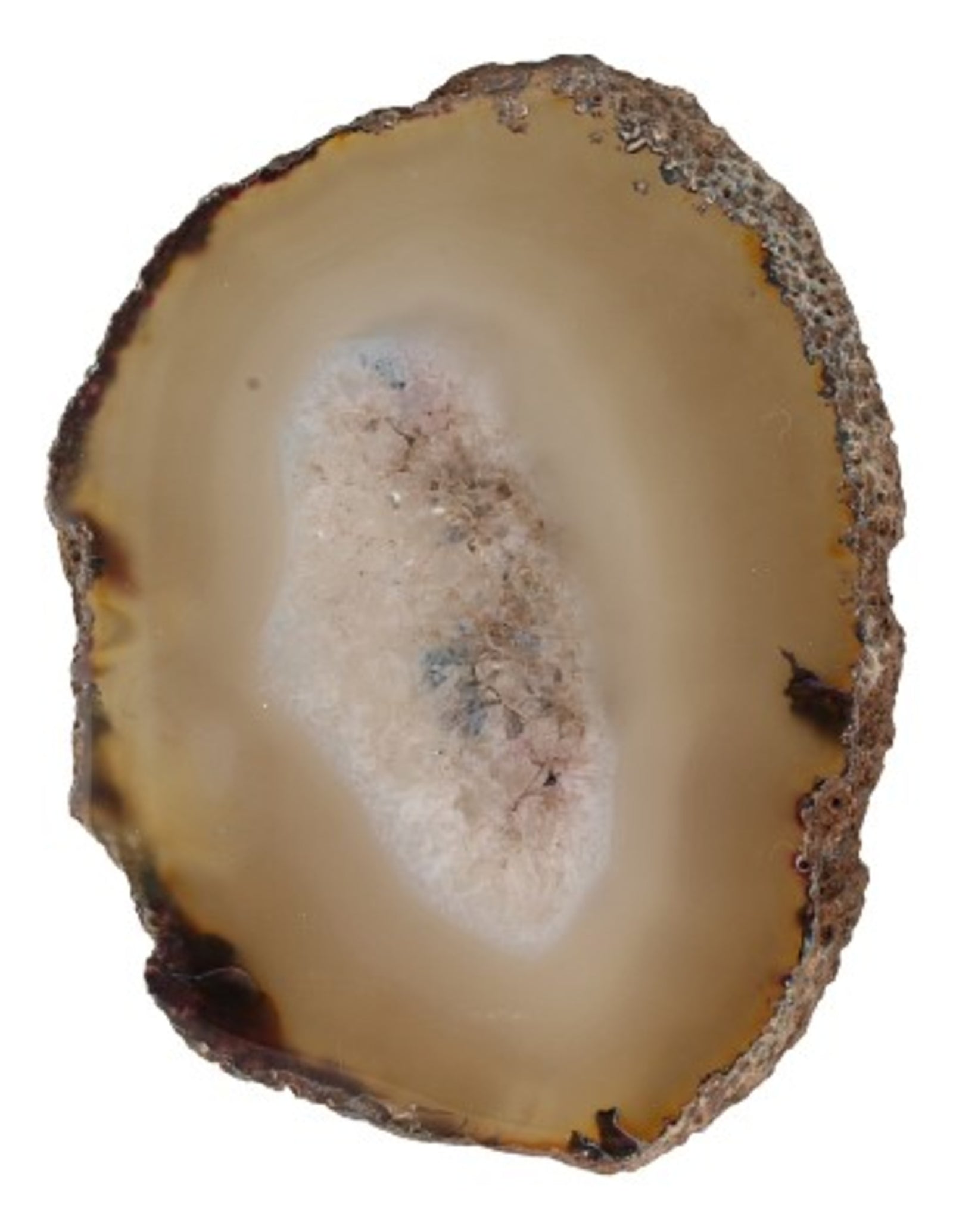 Agaatschijf natuur klein 6-10 cm