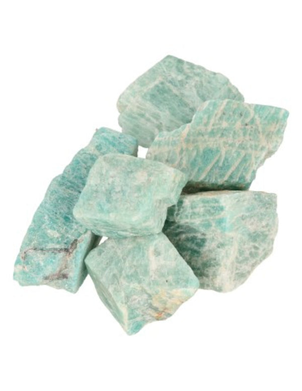 Amazoniet Madagaskar 250 gr. ruwe edelsteen brokjes