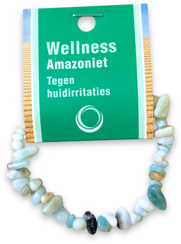 Amazoniet edelsteen splitarmband