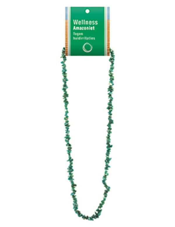 Amazoniet edelsteen splitketting