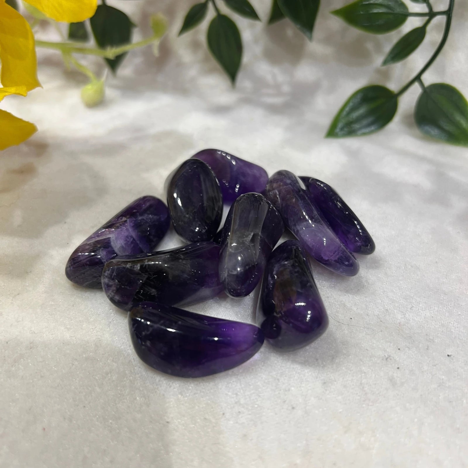 Amethist A trommelstenen 100 gr. (mt2-3)