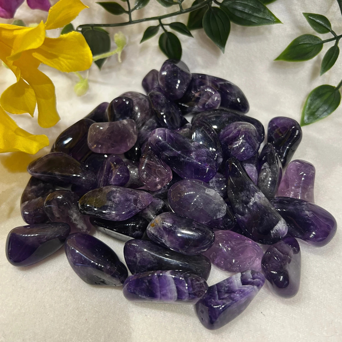 Amethist A trommelstenen 500 gr. (mt2-3)