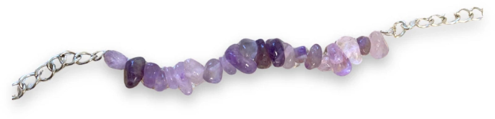 Amethist bar armband