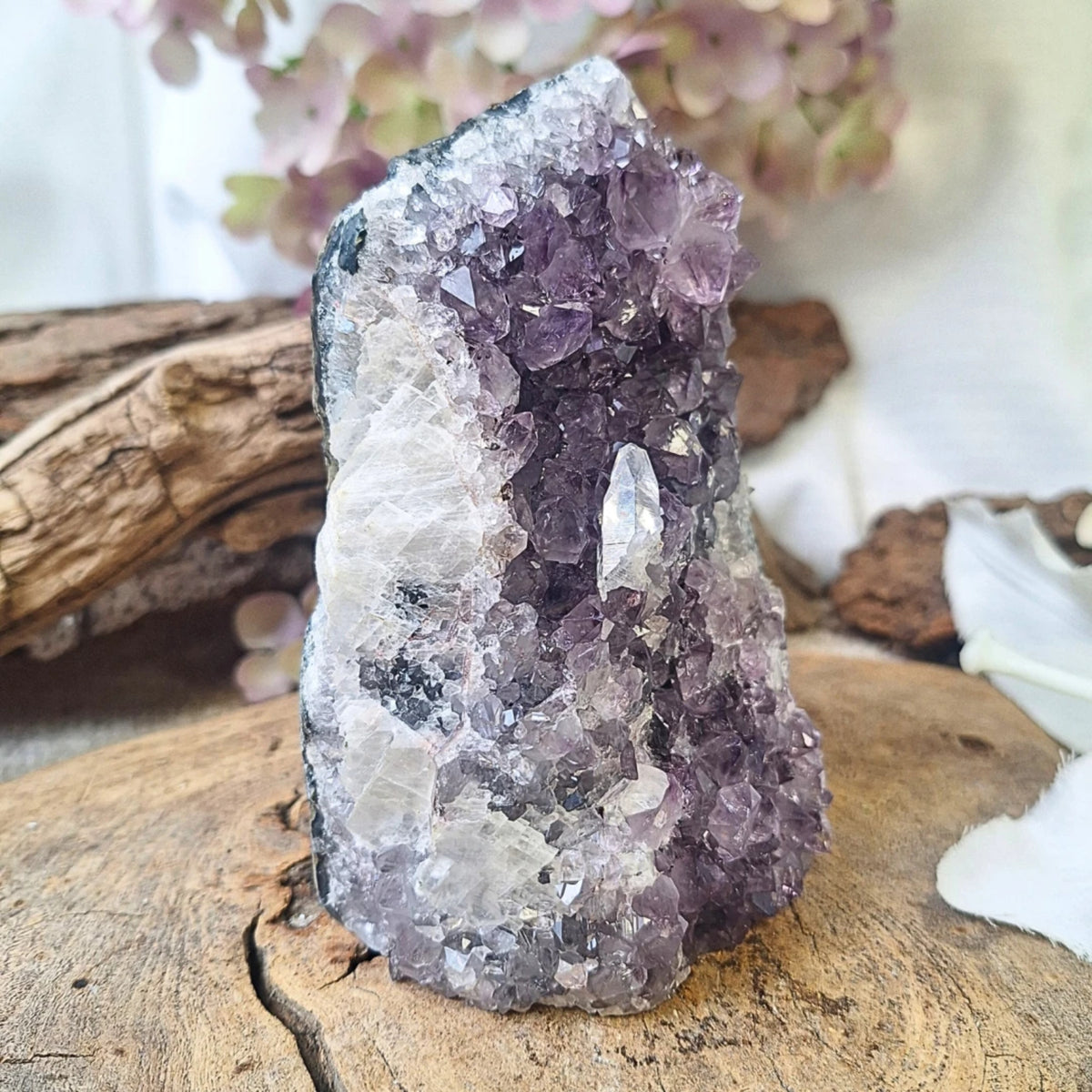 Amethist Brazilië ruw cut base nr.74