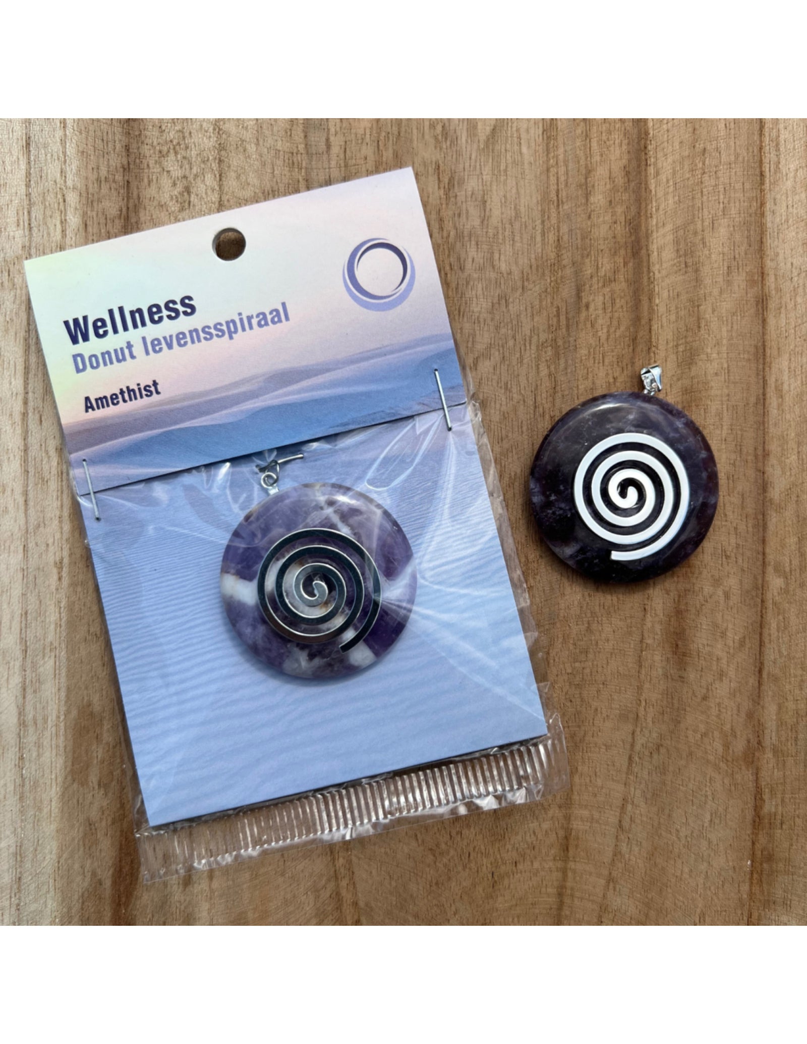 Amethist donut levensspiraal