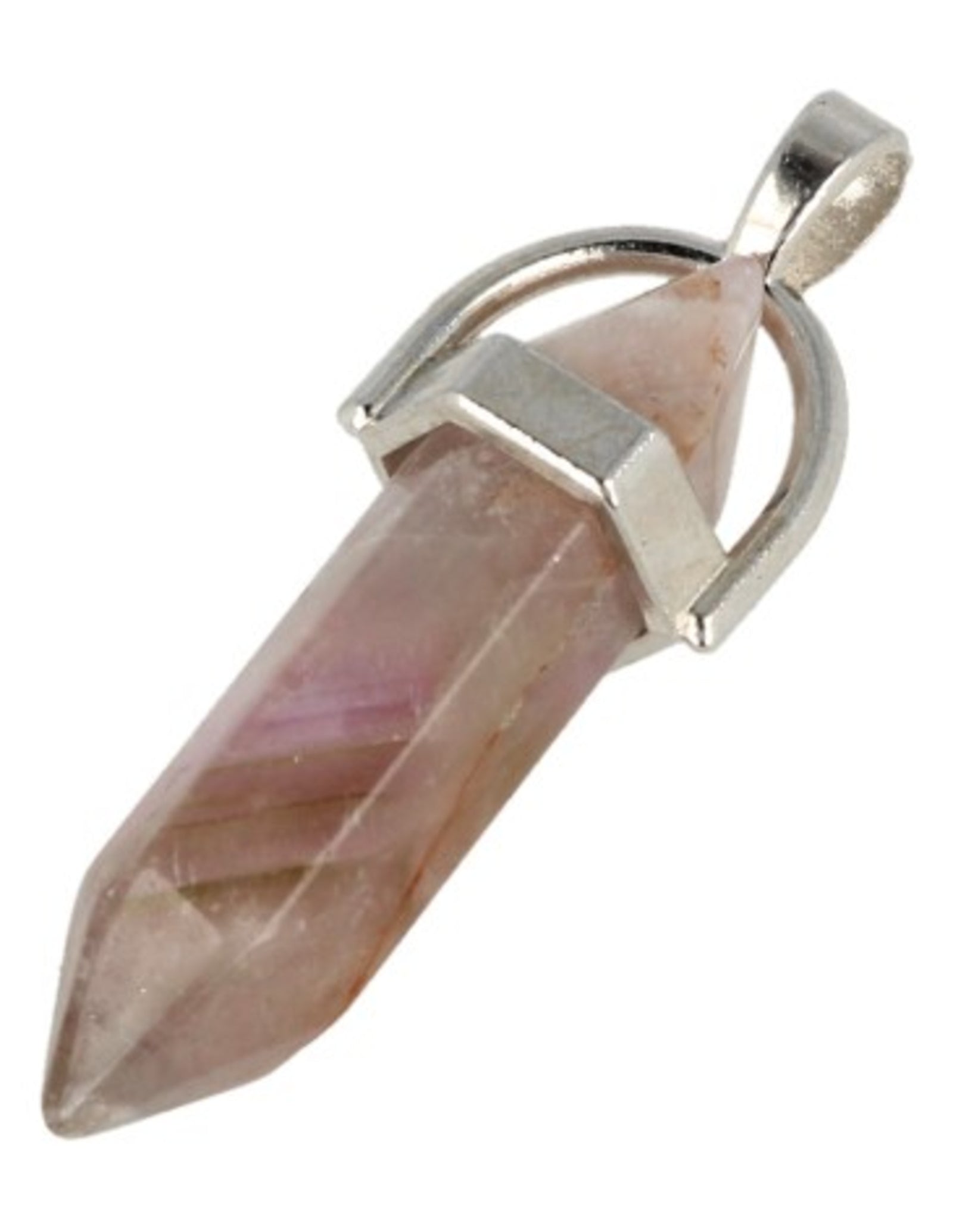 Amethist dubbeleinder hanger