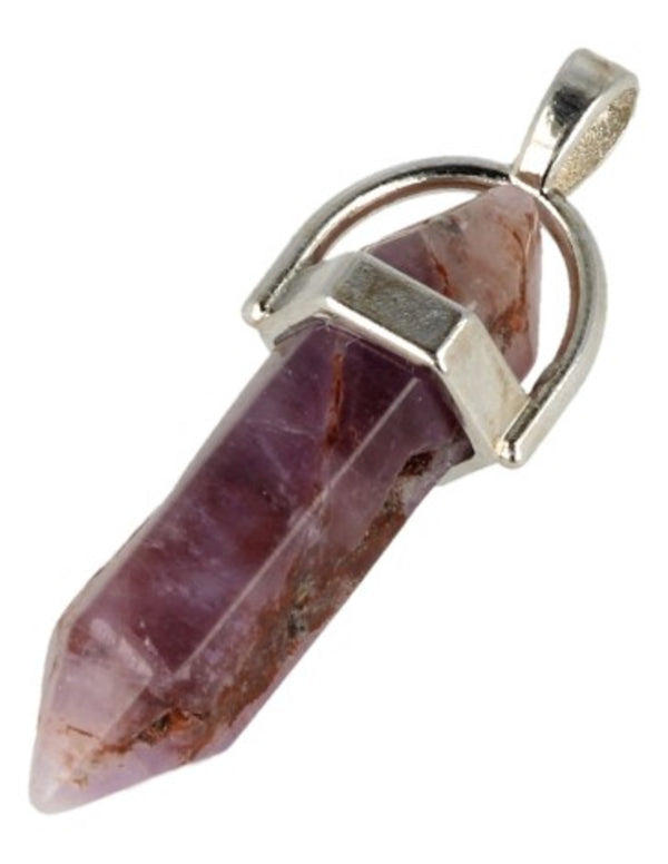 Amethist dubbeleinder Edelsteen Hanger