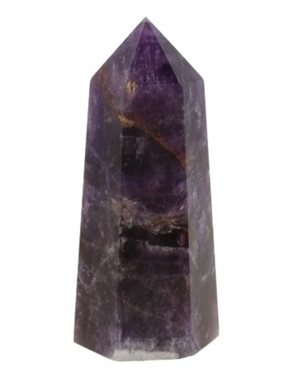 Amethist edelsteen punt 7-8 cm