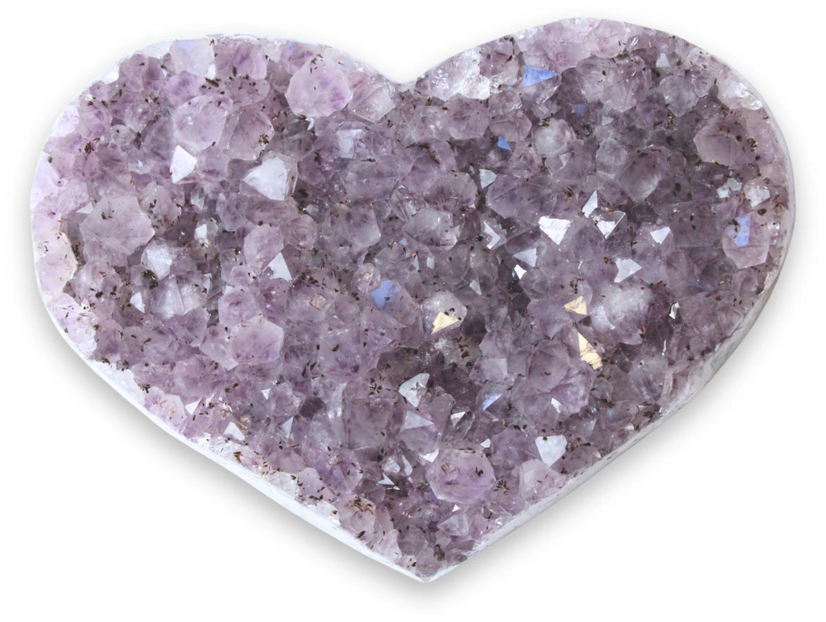 Amethist hart cluster nr.07