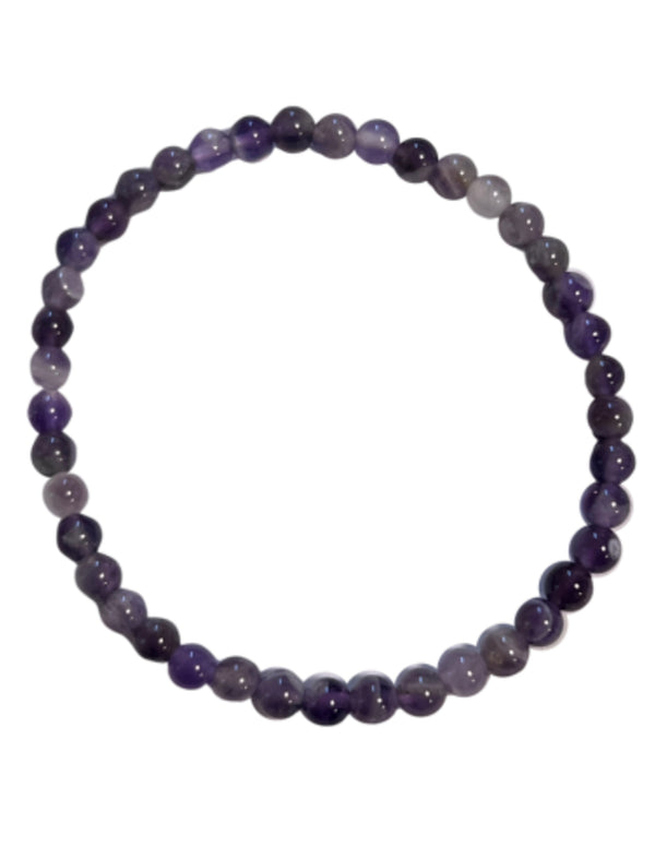 Amethist kralenarmband 4mm
