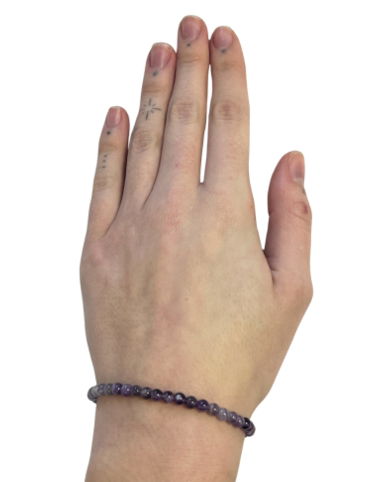 Amethist kralenarmband 4mm