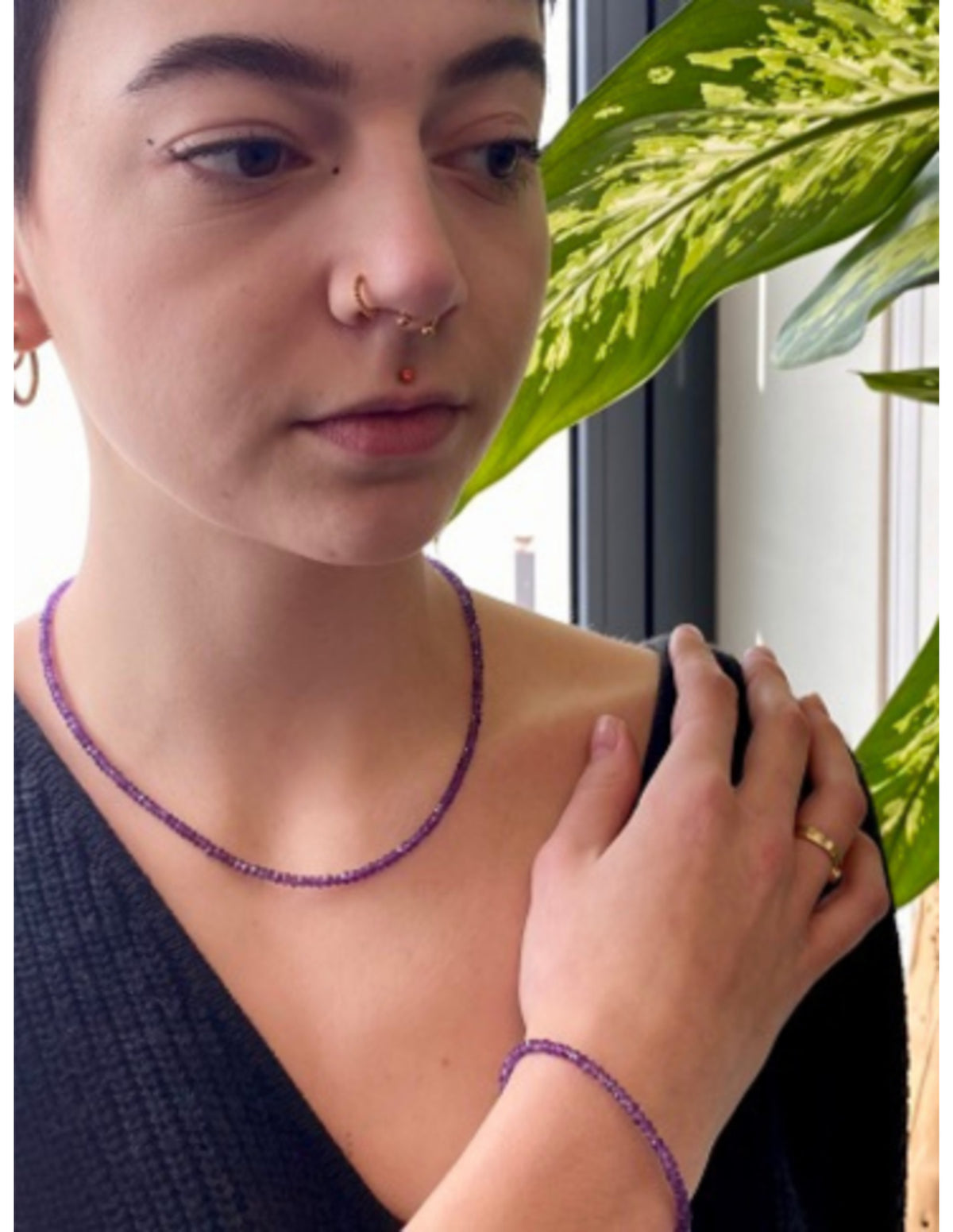 Amethist sieraden set Summer Vibes