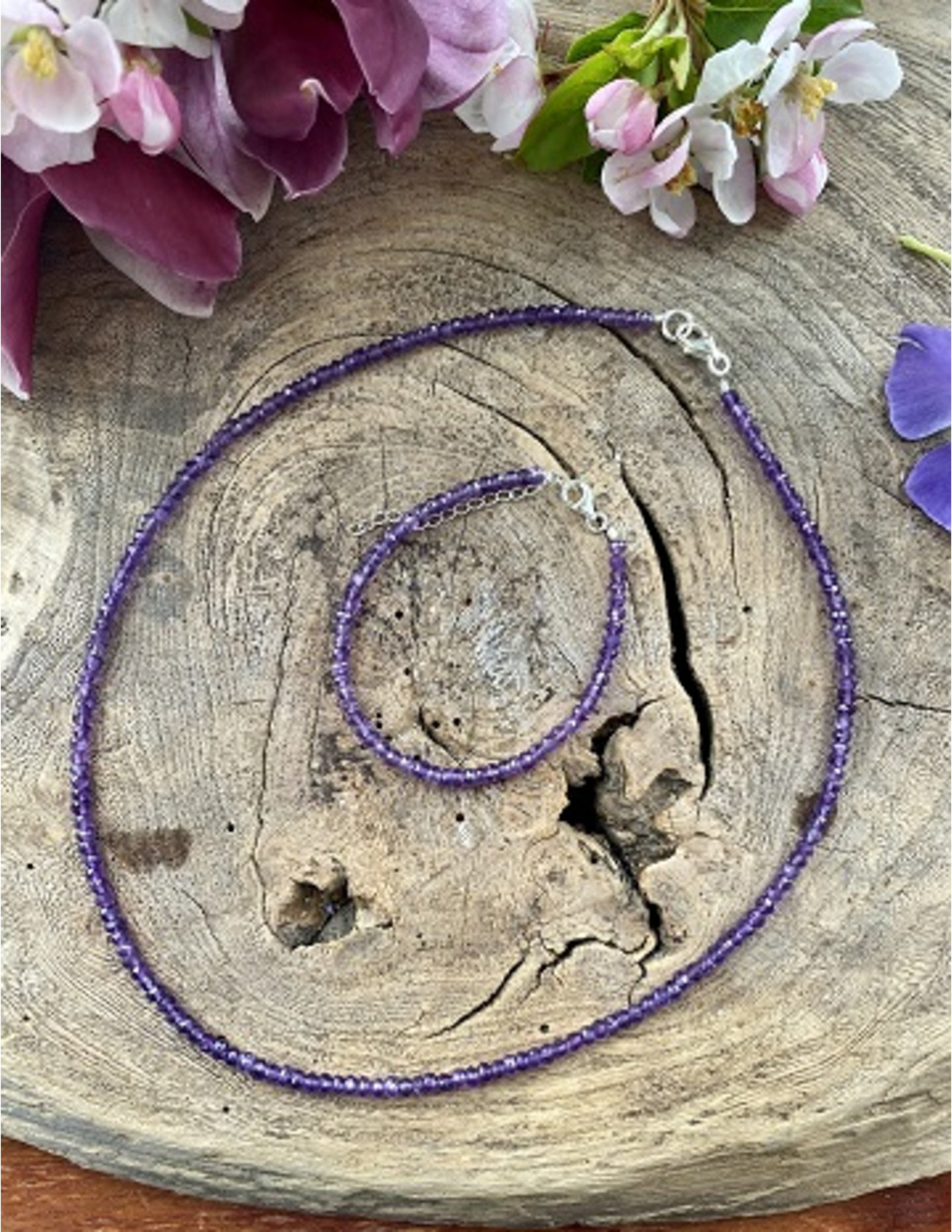Amethist summer vibes armband