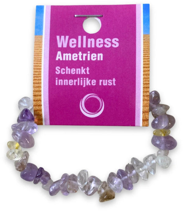 Ametrien edelsteen splitarmband