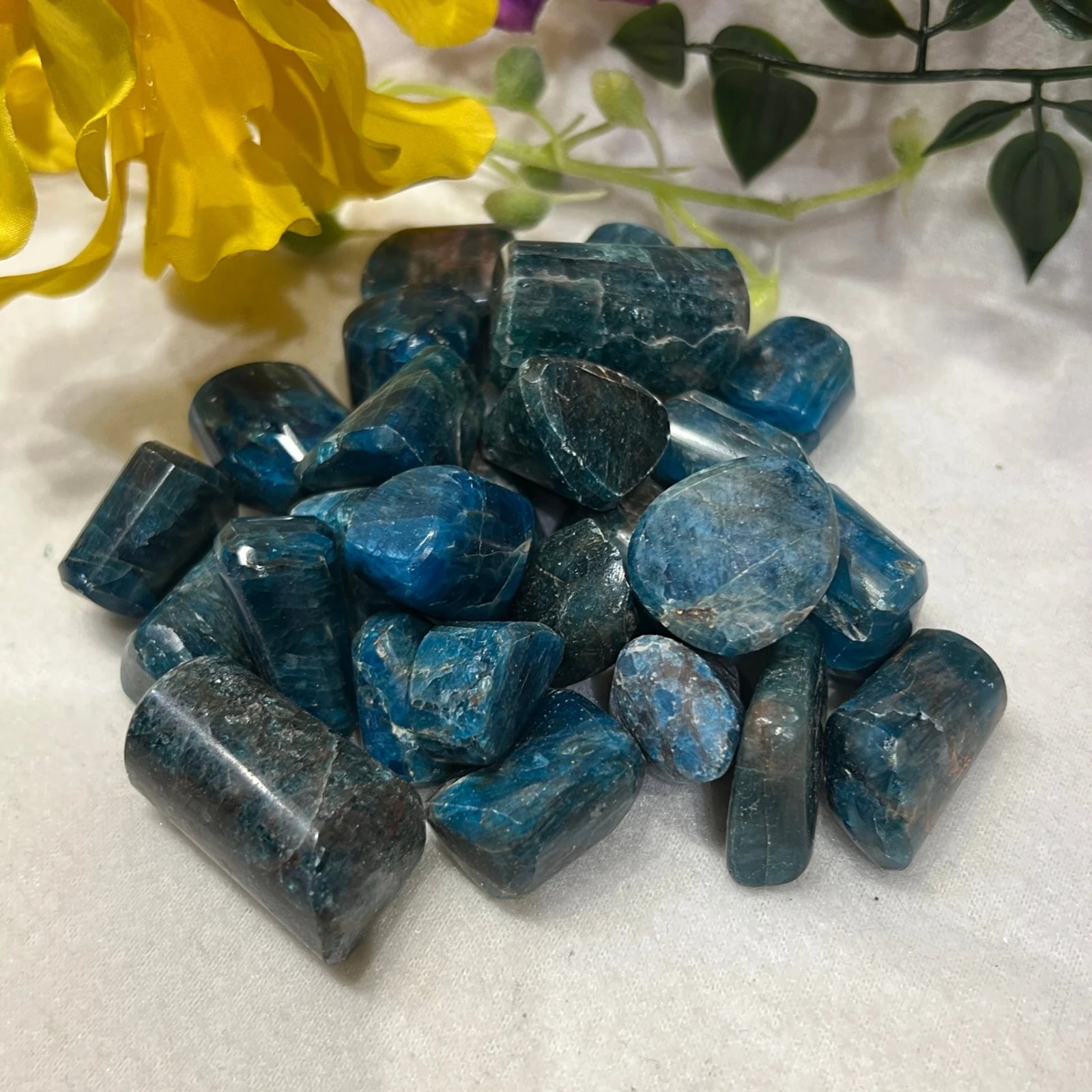 Apatiet blauw 500 gr. trommelstenen (mt2-3)