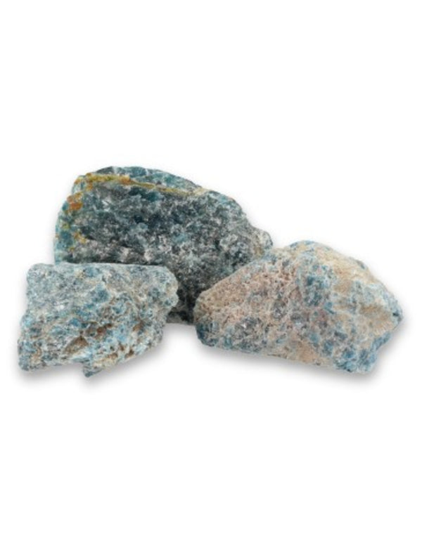 Apatiet Brazilië 250 gr. ruwe edelsteen brokjes