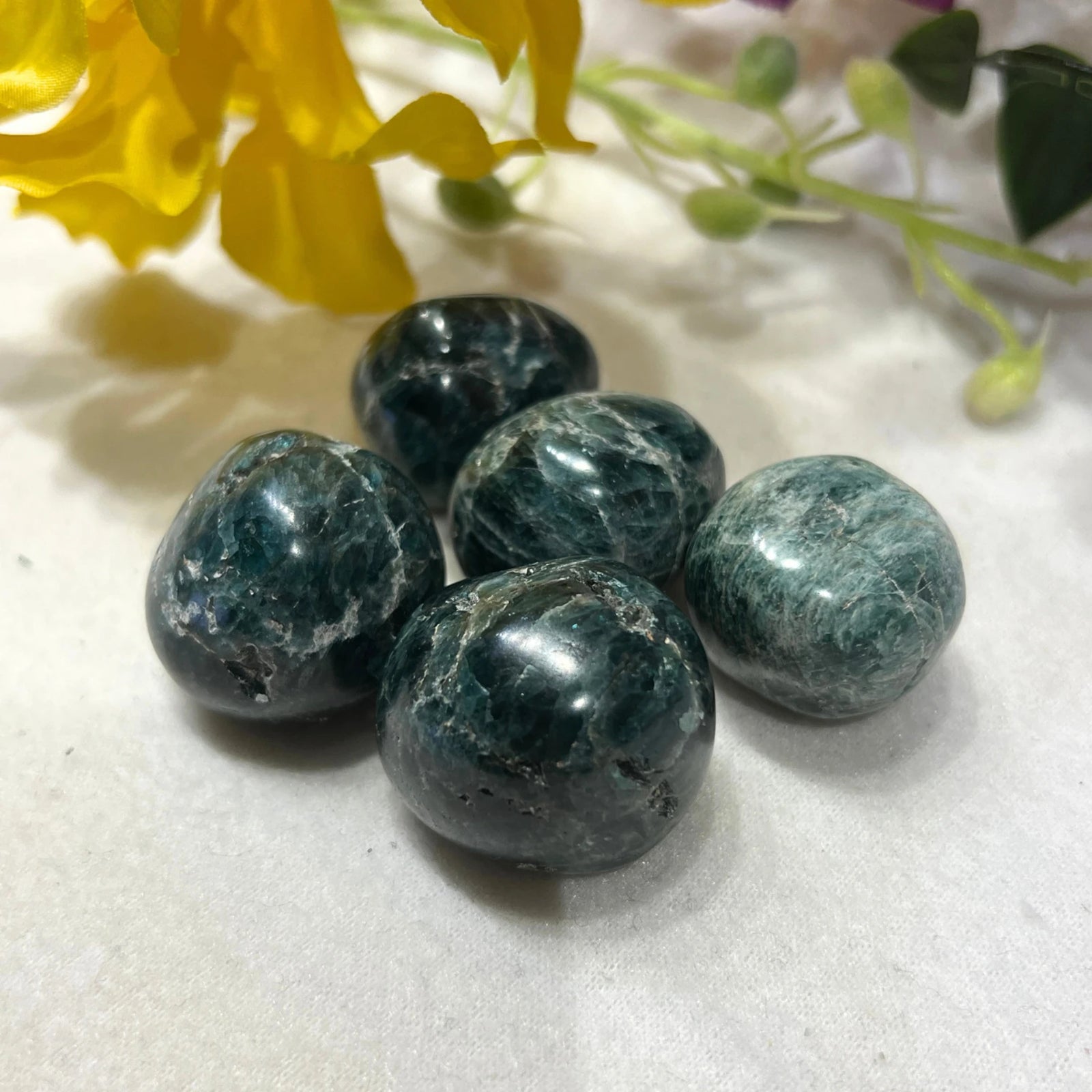 Apatiet groen 200 gr. trommelstenen (mt3)