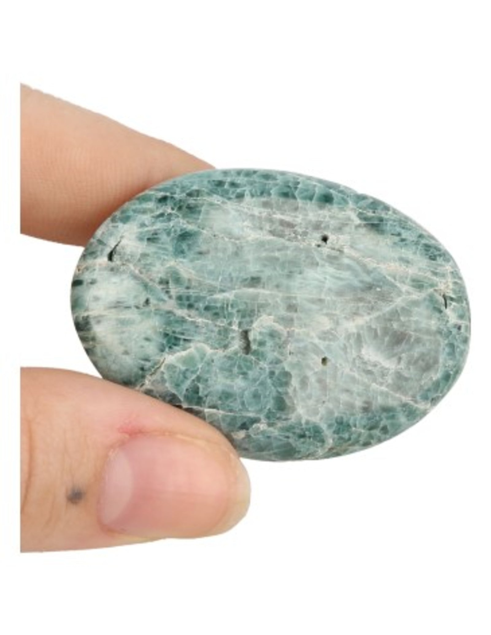 Apatiet groen / blauw zaksteen