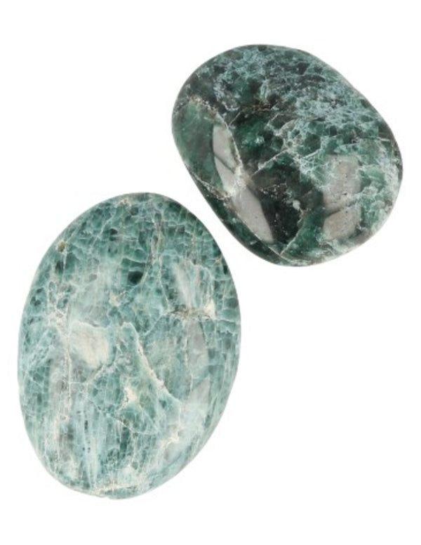 Apatiet groen / blauw edelsteen zaksteen