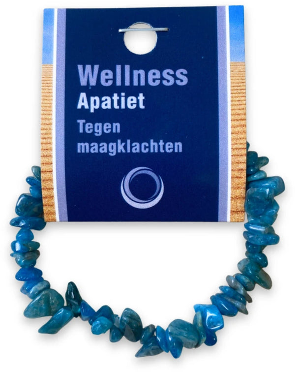 Apatiet edelsteen splitarmband
