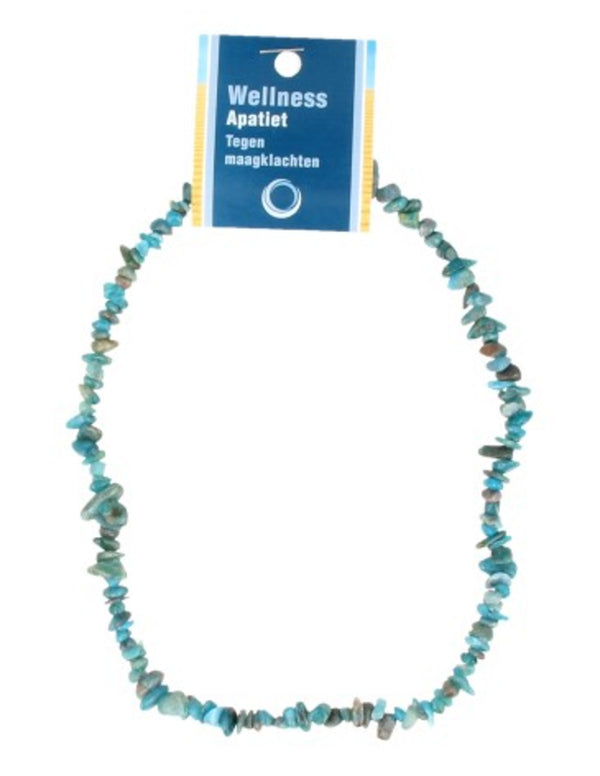 Apatiet edelsteen splitketting