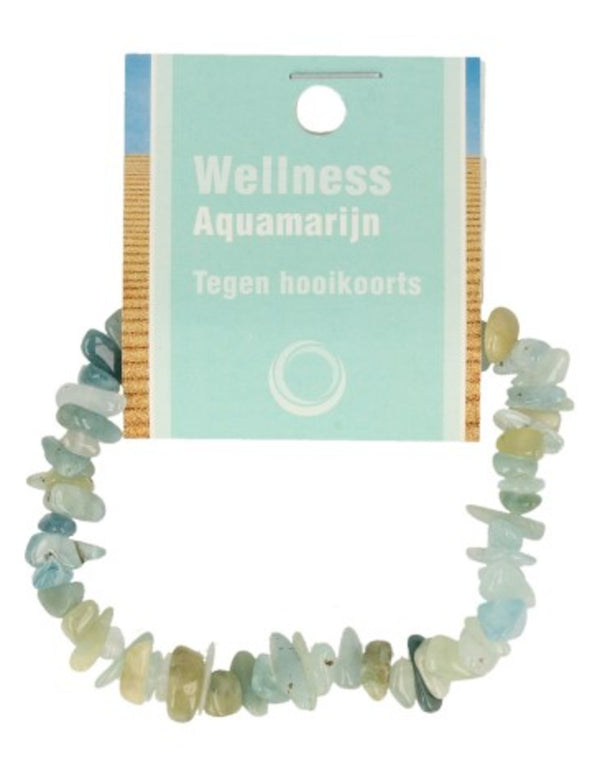 Aquamarijn A edelsteen splitarmband