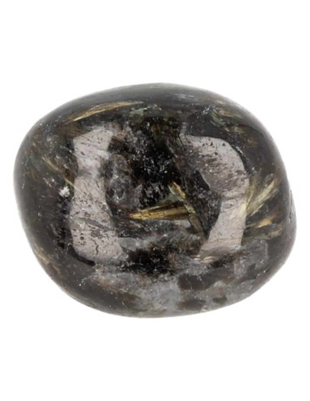 Arfvedsoniet 50 gr. trommelstenen (mt2-3)