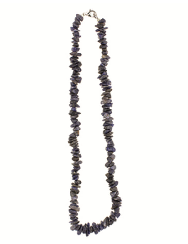 Aventurijn blauw edelsteen splitketting