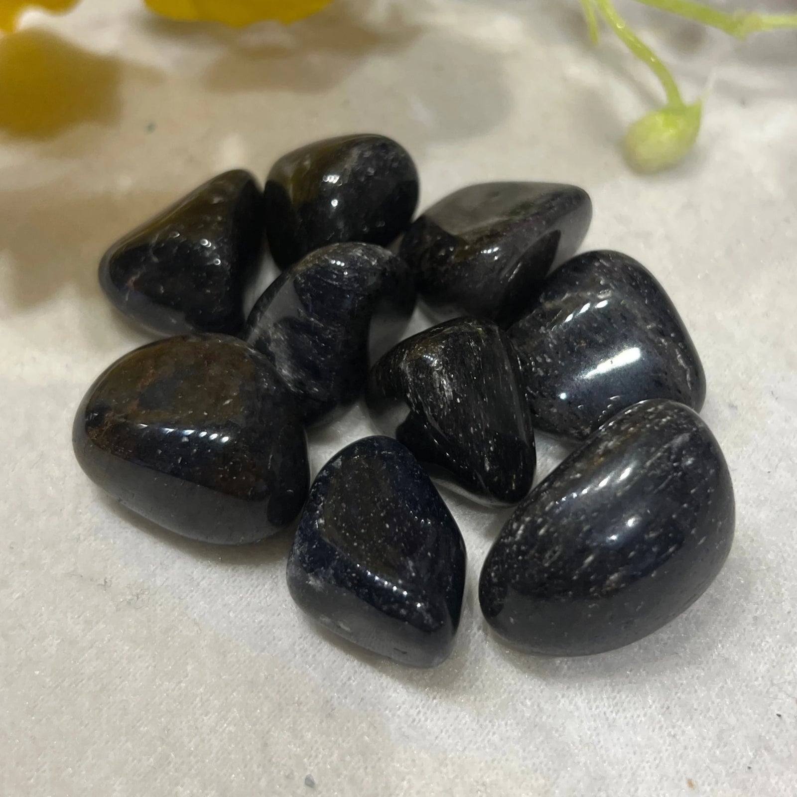 Aventurijn blauw trommelstenen 100 gr. (mt3)