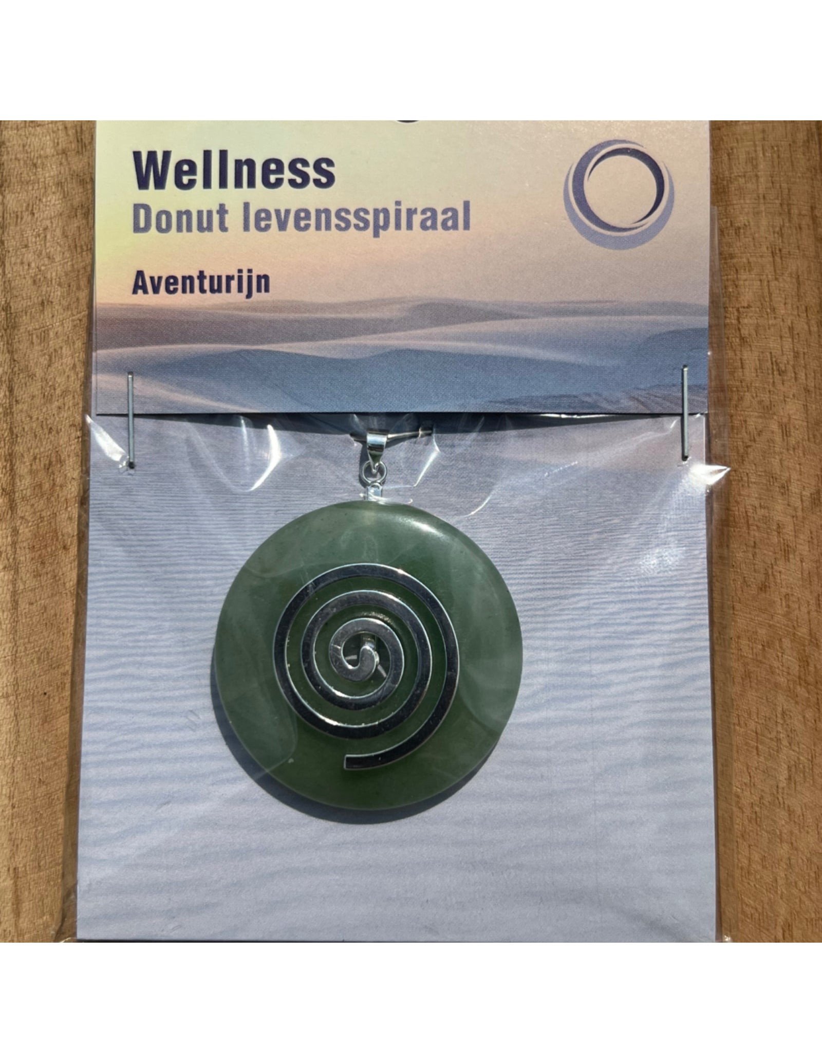 Aventurijn donut levensspiraal