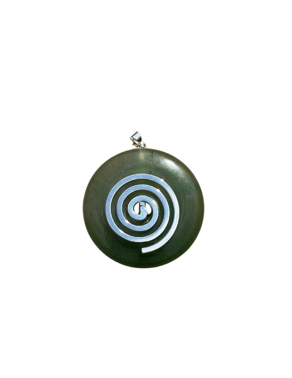 Aventurijn edelsteen donut Hanger