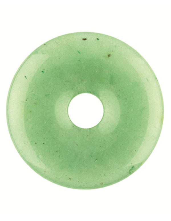 Aventurijn groen edelsteen donut 40 mm Hanger