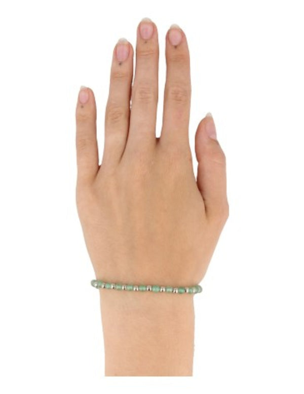Aventurijn groen Ibiza love edelsteen armband