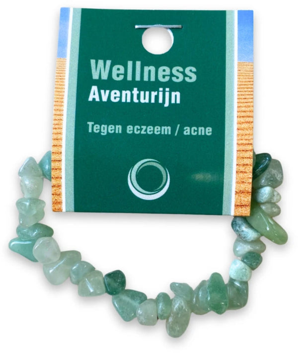 Aventurijn groen edelsteen splitarmband