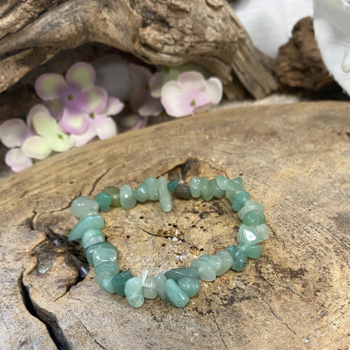 Aventurijn groen splitarmband