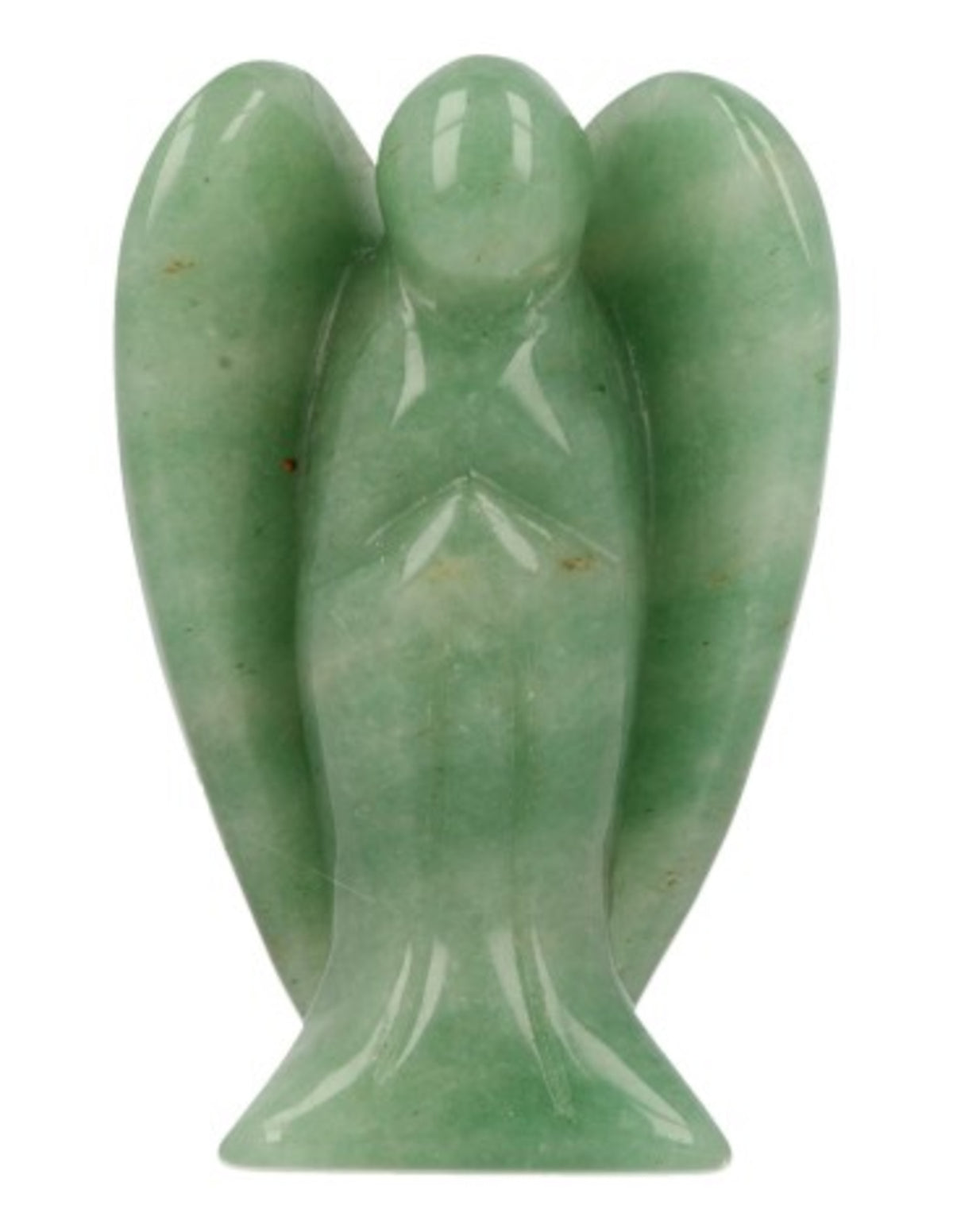 Aventurijn groen staande engel 70 mm