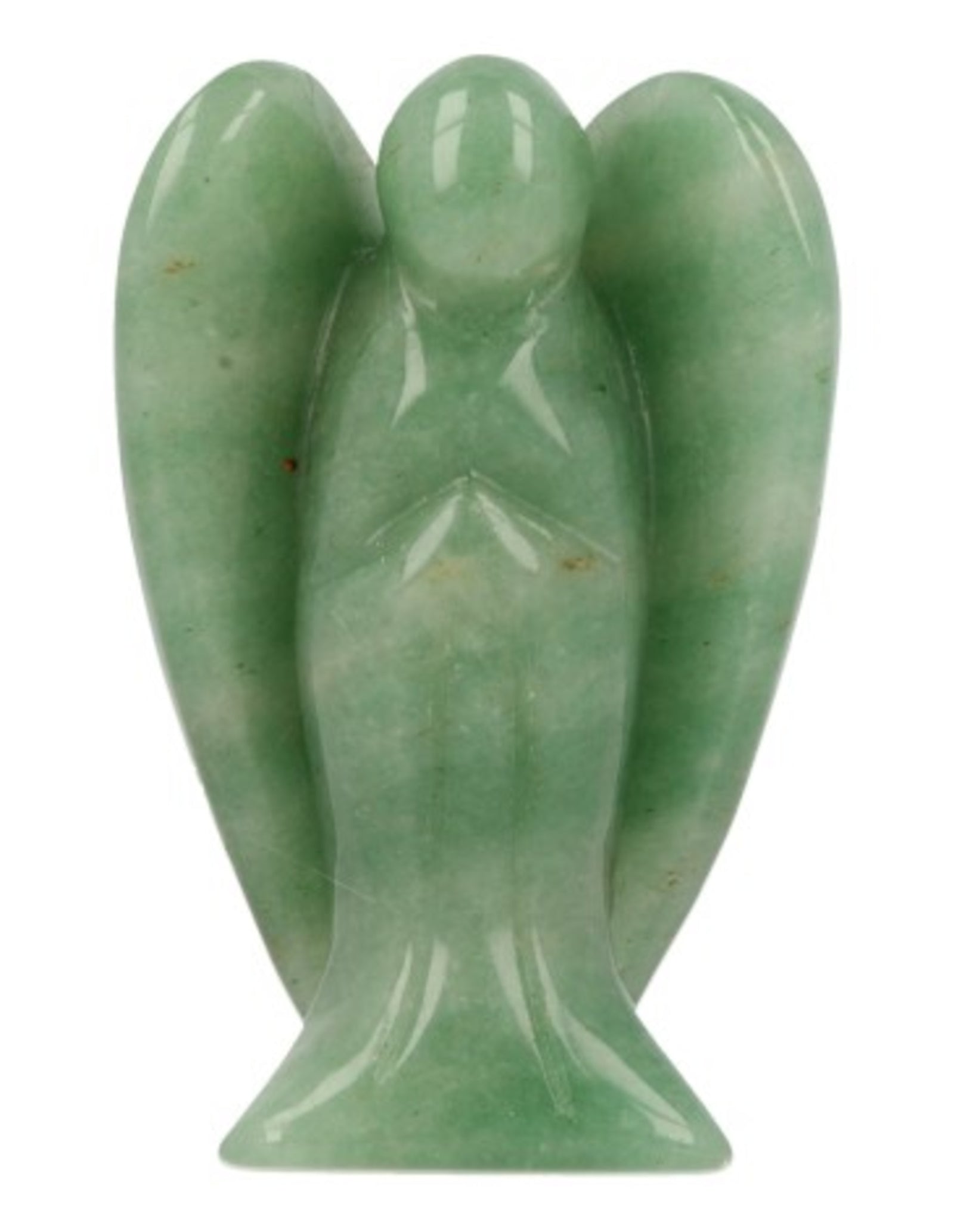 Aventurijn groen staande engel 70 mm