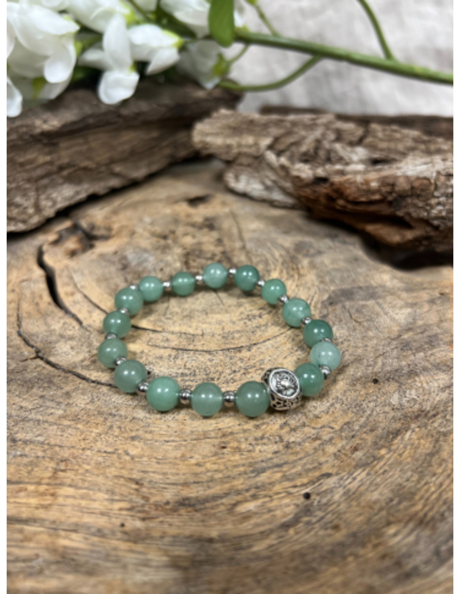 Aventurijn groen sterrenbeeld armband - Kreeft