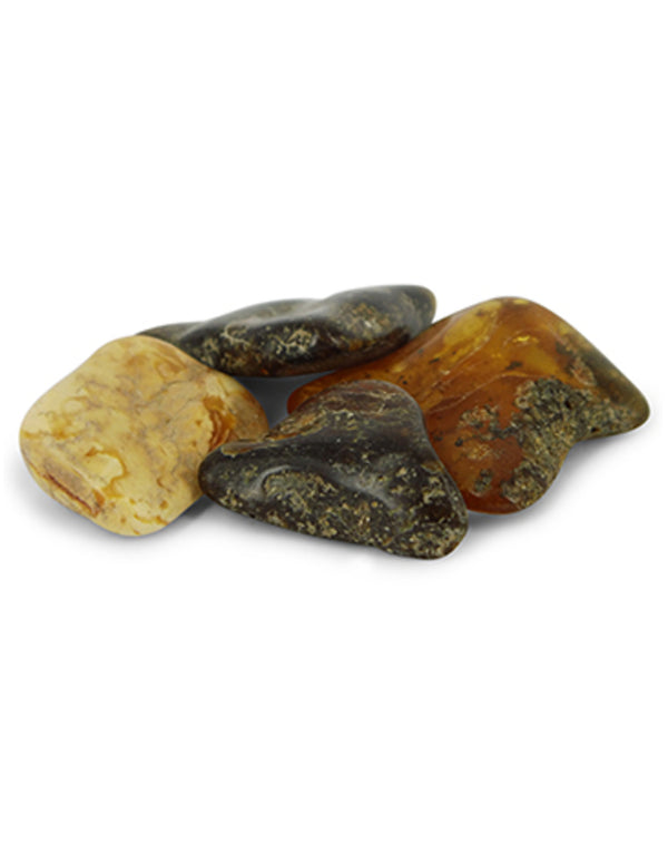 Barnsteen 25 gr. edelsteen trommelstenen (mt2)