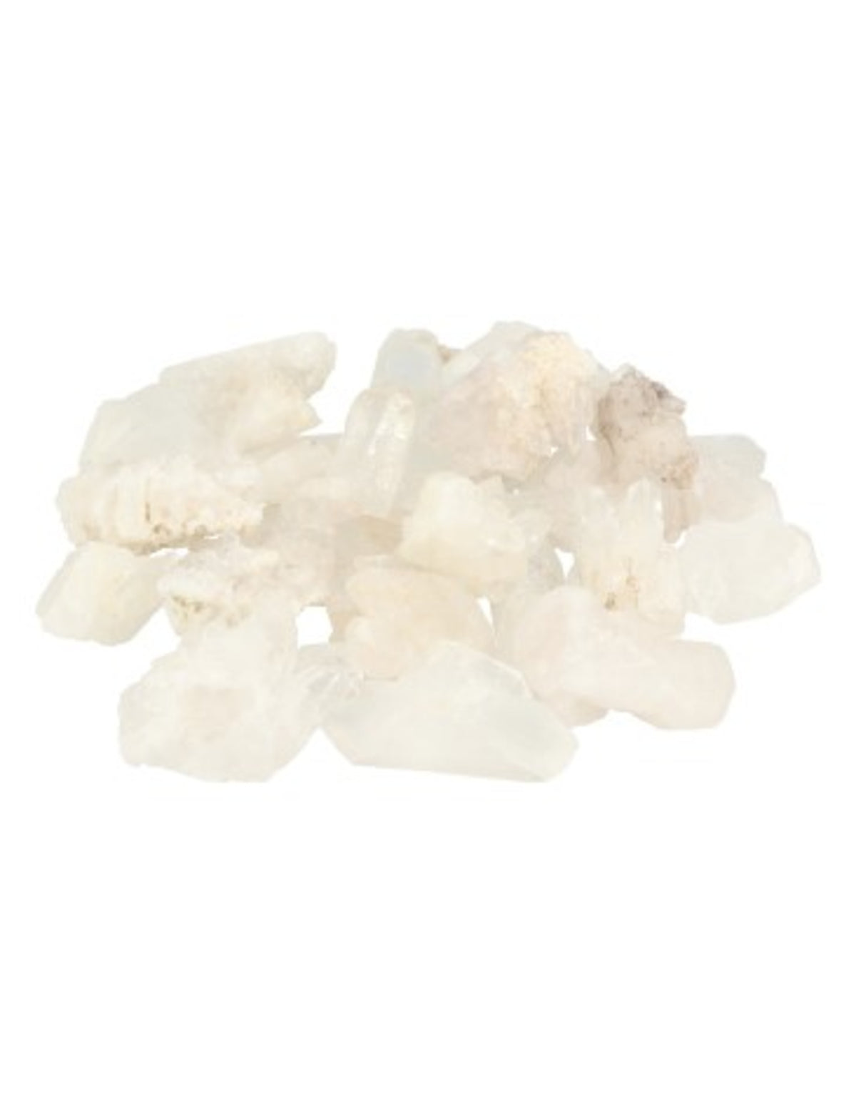 Bergkristal A Brazilië 250 gr. ruwe clustertjes/puntjes