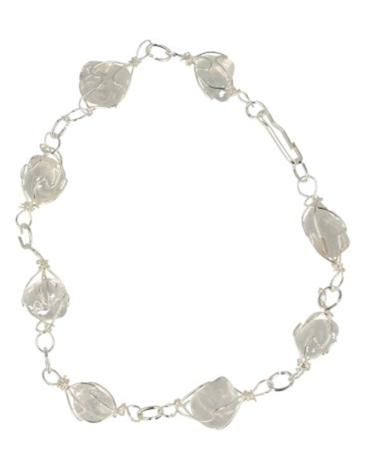 Bergkristal armband / enkelband edelsteen wire