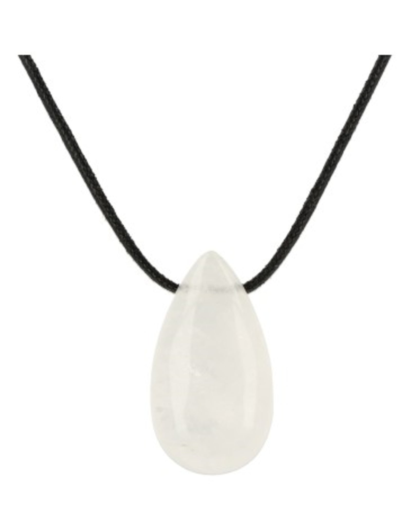 Bergkristal edelsteen druppel hanger