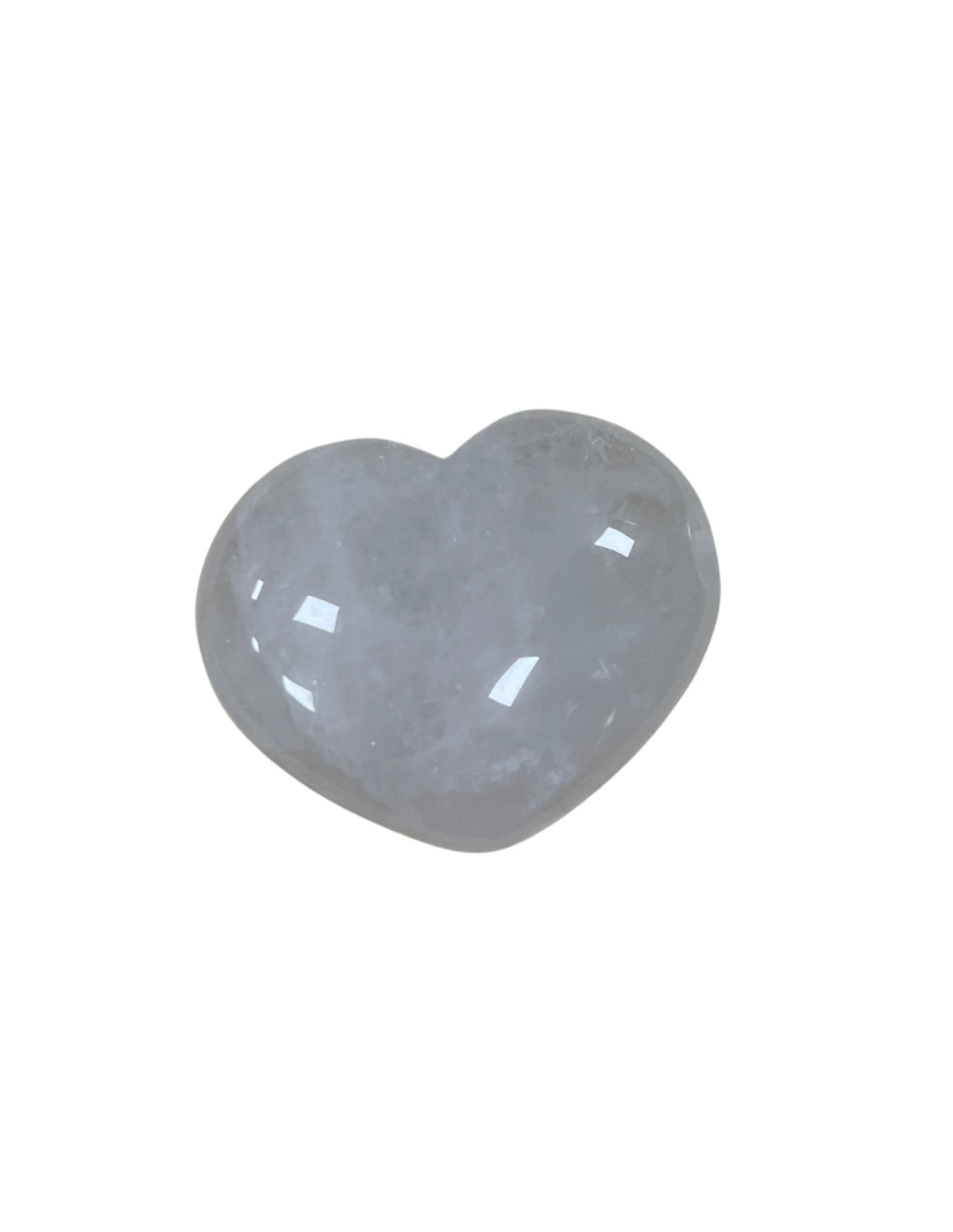 Bergkristal edelsteen hart 45 mm