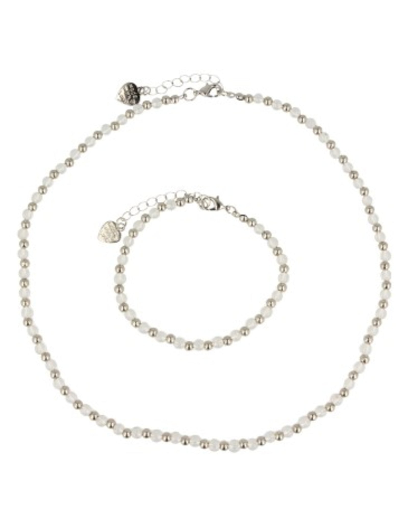 Bergkristal Ibiza love armband