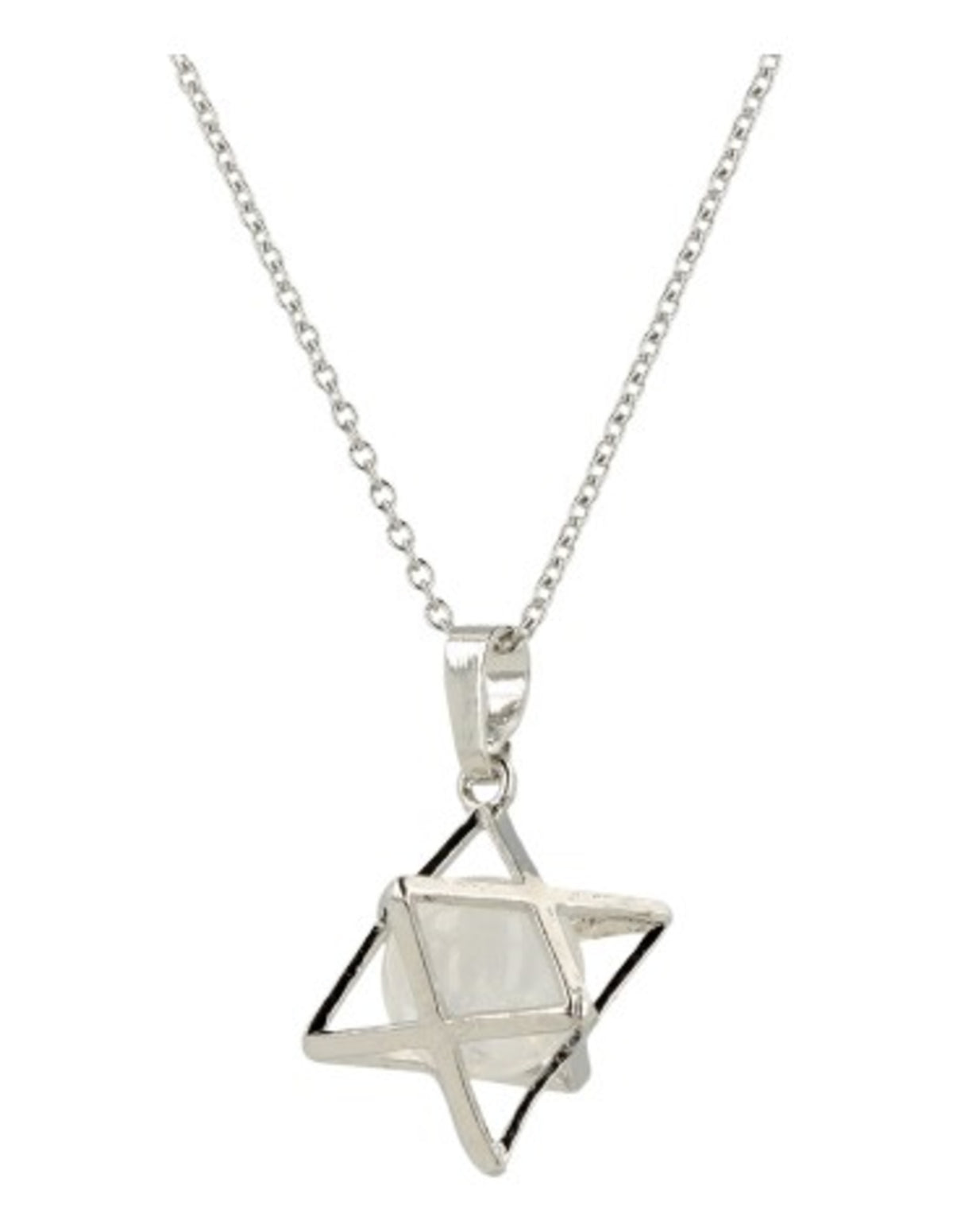 Bergkristal Merkabah sieraden set