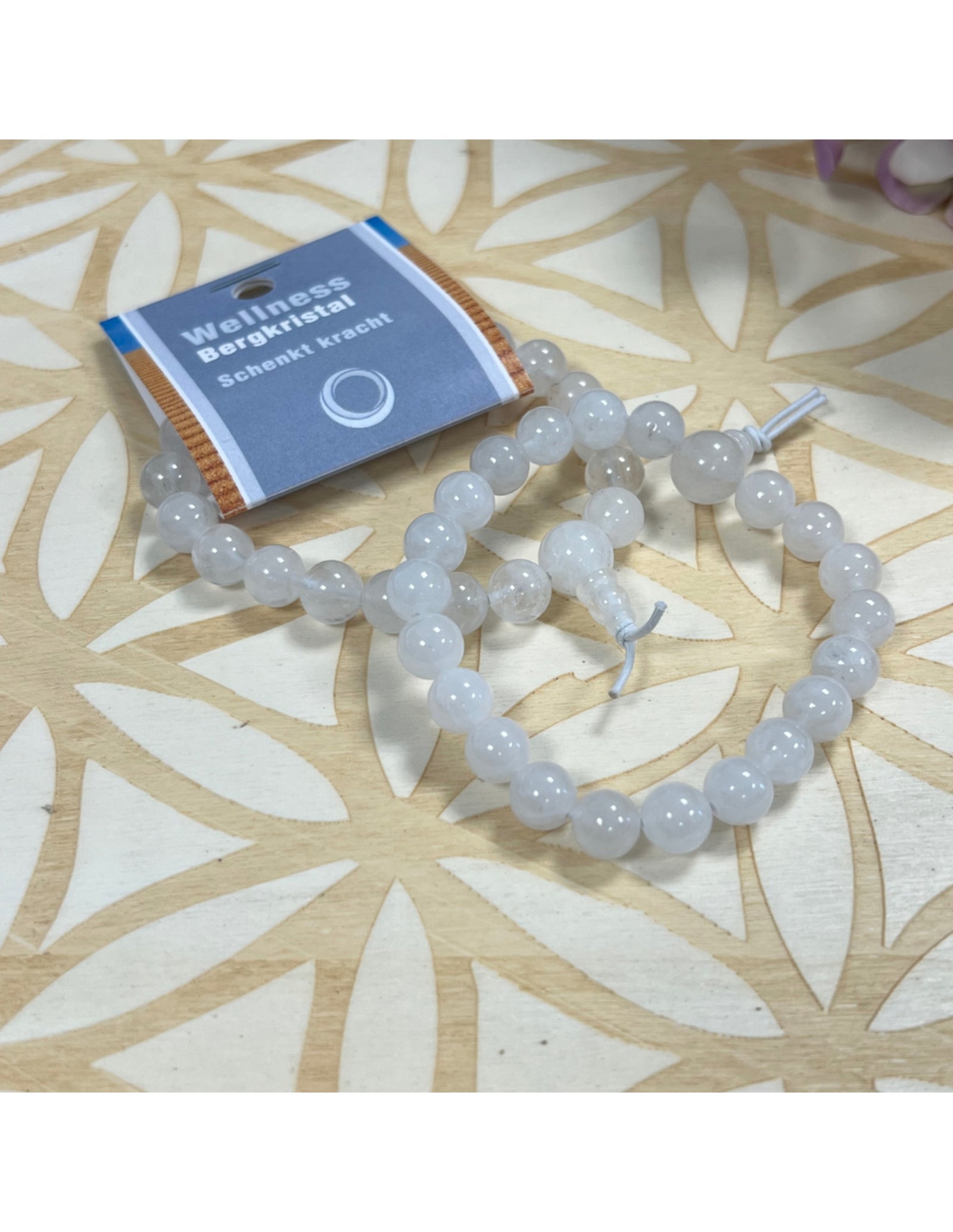 Bergkristal powerbead armband