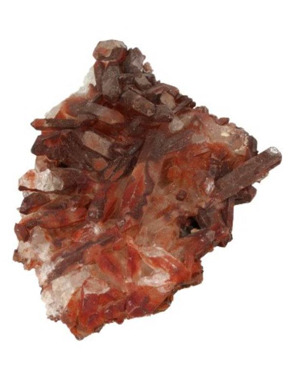 Bergkristal rood ruwe edelsteen 30-70 gram