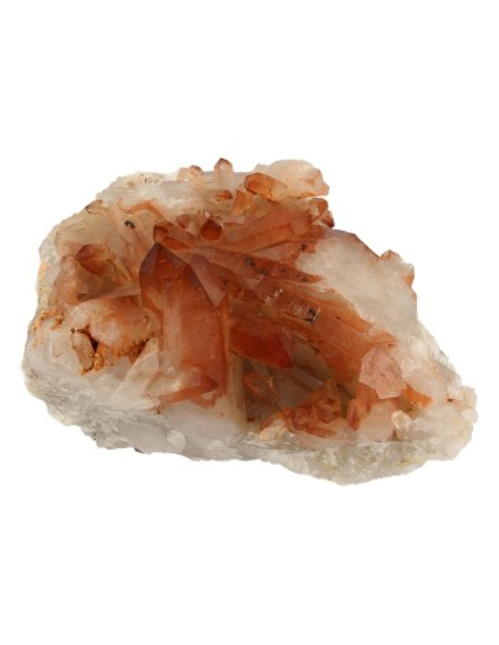 Bergkristal rood ruw Marokko, p/kg