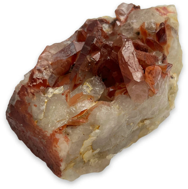 Bergkristal rood ruwe edelsteen nr.37