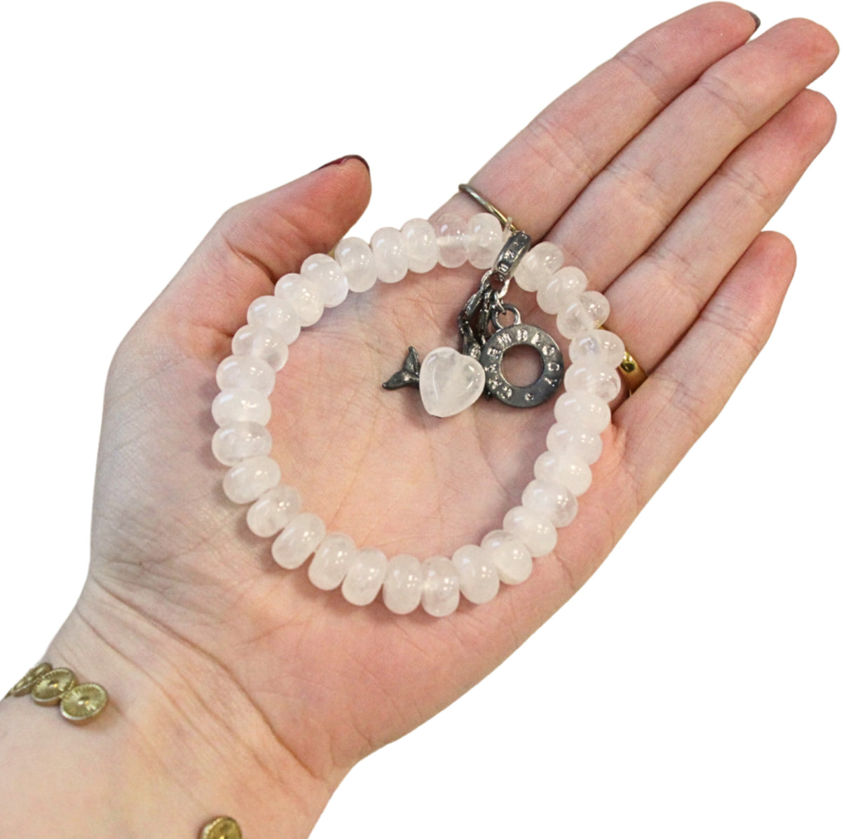 Bergkristal Ruby Mania, armband nr 1, rond